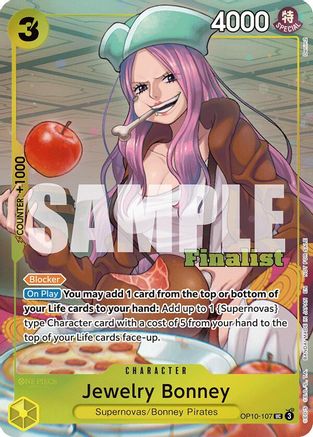 Jewelry Bonney (CS 25-26 Finalist Card Set 2) (OP10-107) - One Piece Promotion Cards Foil