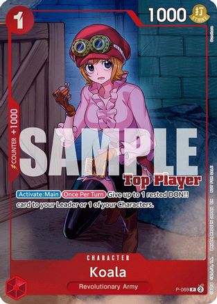 Koala (CS 25-26 Top Player Pack Vol. 2) (P-069) - One Piece Promotion Cards Foil