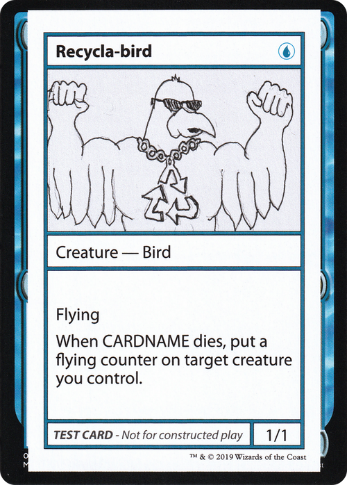 Recycla-bird (No PW Symbol) (CMB1-028) - Mystery Booster Playtest Cards 2021