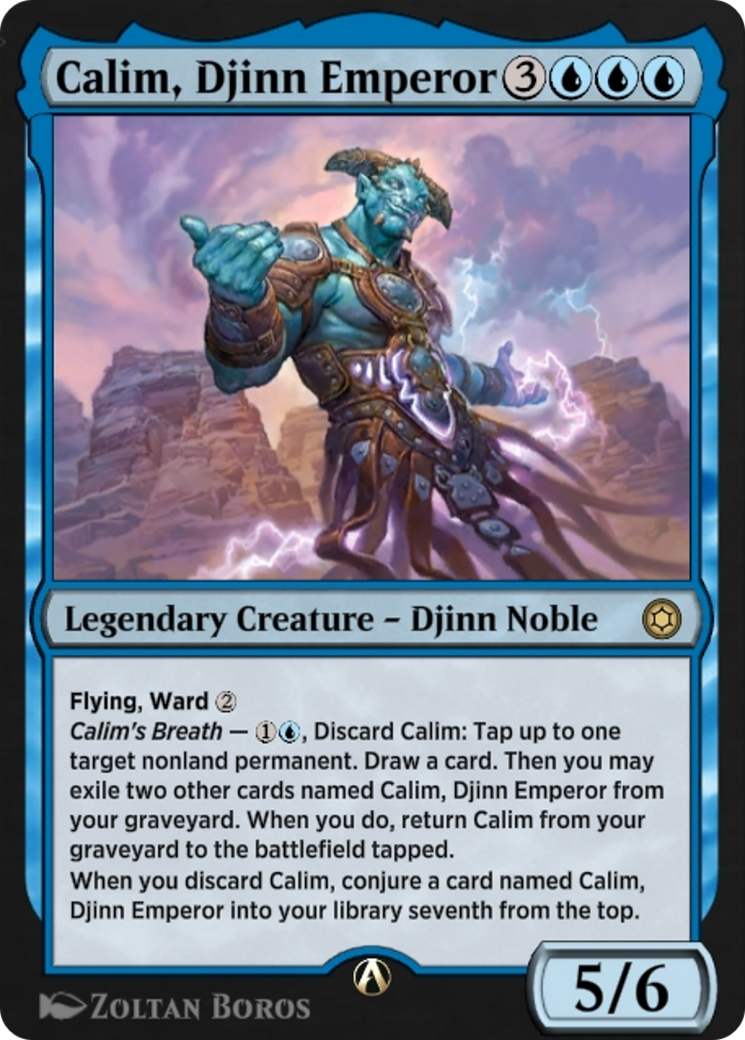 Calim, Djinn Emperor (HBG-033) - Alchemy Horizons: Baldur's Gate