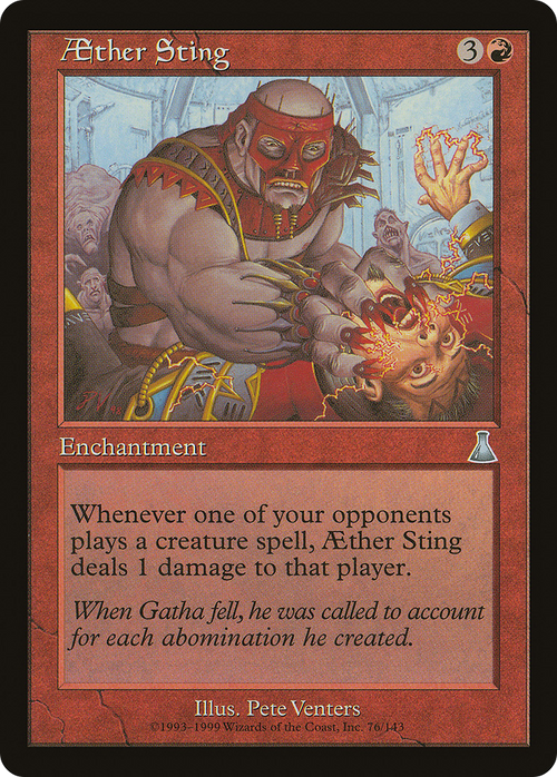 Aether Sting (UDS-076) - Urza's Destiny Foil