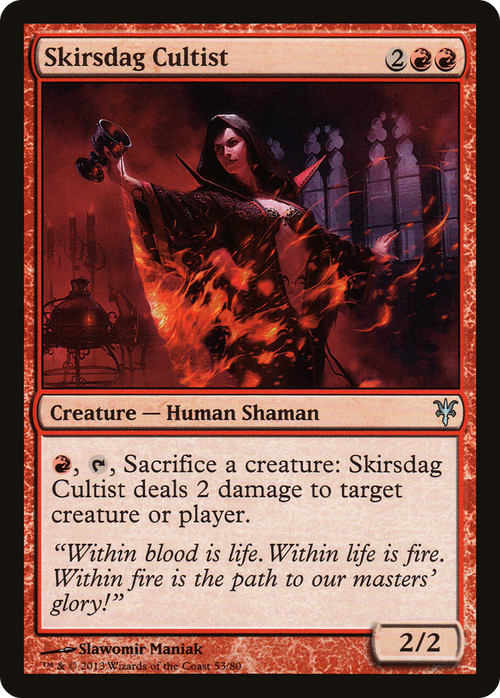 Skirsdag Cultist (DDK-053) - Duel Decks: Sorin vs. Tibalt