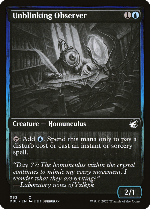 Unblinking Observer (DBL-082) - Innistrad: Double Feature Foil