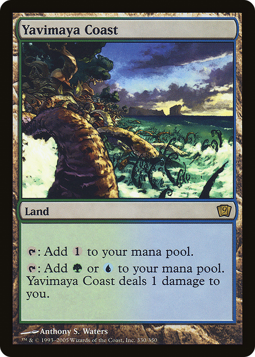 Yavimaya Coast (9ED-330) - 9th Edition Foil