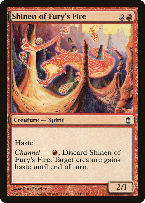 Shinen of Fury's Fire (SOK-112) - Saviors of Kamigawa
