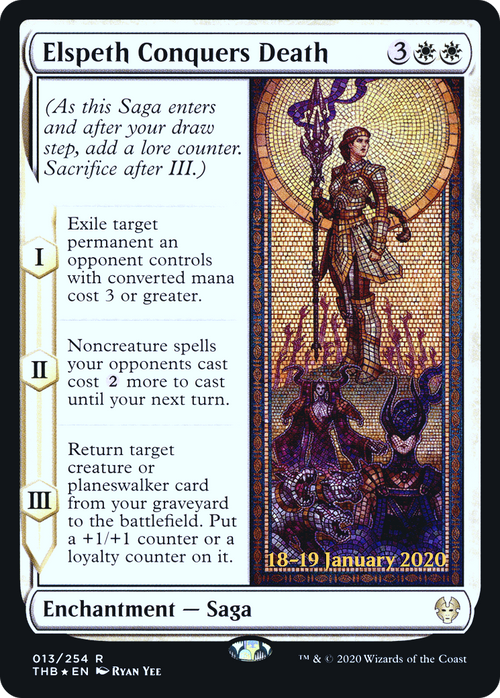 Elspeth Conquers Death (PRE-13S) - Theros Beyond Death Promos Foil