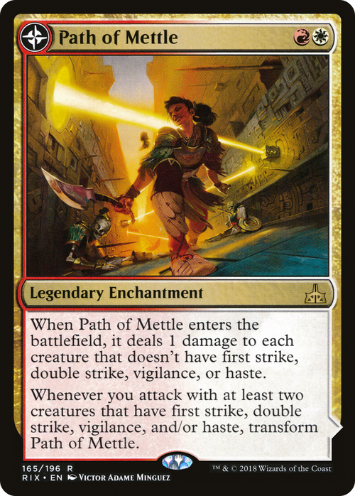 Path of Mettle (RIX-165) - Rivals of Ixalan: (compasslanddfc)