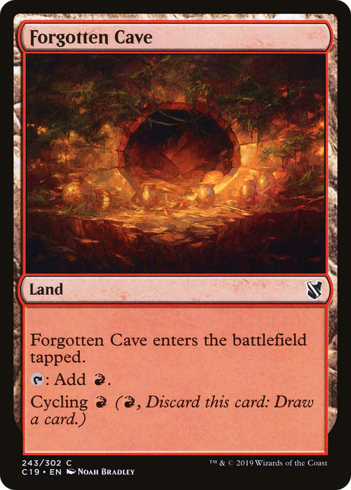 Forgotten Cave (C19-243) - Commander 2019