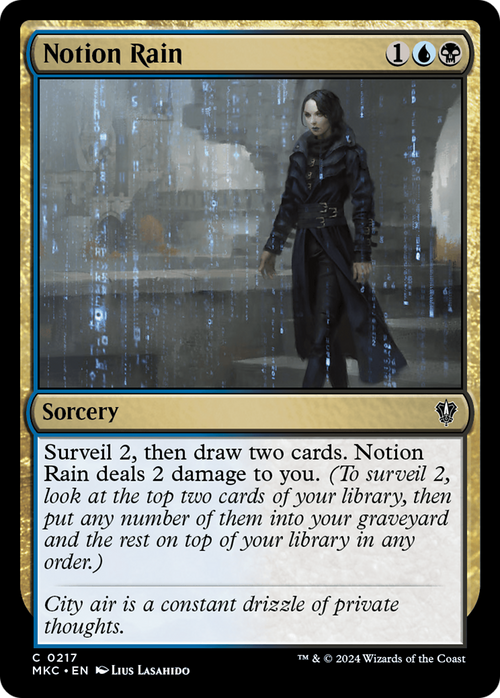 Notion Rain (MKC-217) - Murders at Karlov Manor Commander