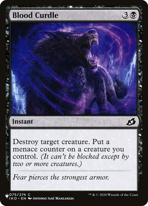 Blood Curdle (LIST-IKO-75) - The List