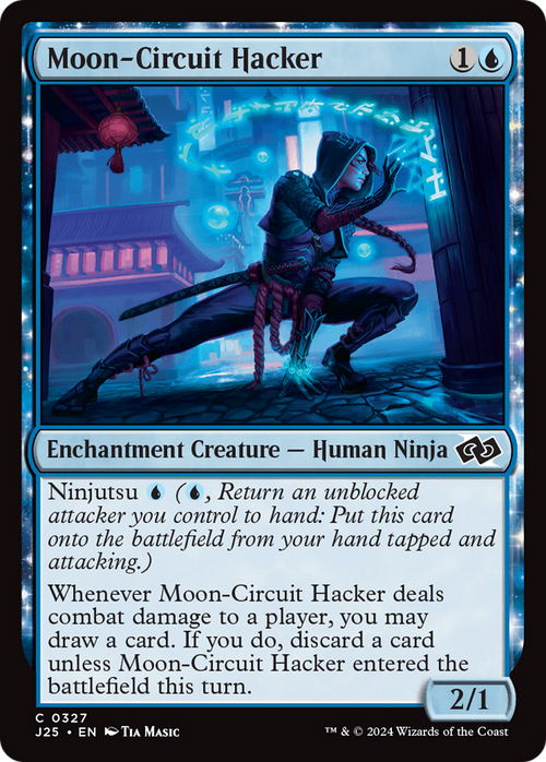 Moon-Circuit Hacker (J25-327) - Foundations Jumpstart: (enchantment)