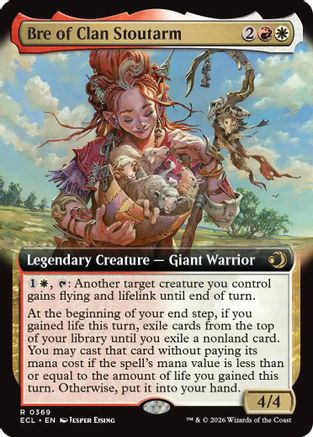 Bre of Clan Stoutarm (Extended Art) (ECL-369) - Lorwyn Eclipsed