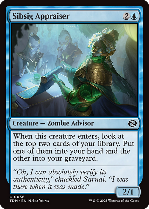 Sibsig Appraiser (TDM-056) - Tarkir: Dragonstorm Foil