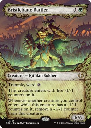 Bristlebane Battler (Showcase) (ECL-325) - Lorwyn Eclipsed