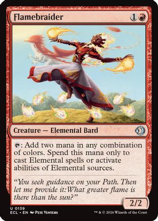 Flamebraider (ECL-139) - Lorwyn Eclipsed