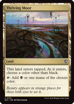 Thriving Moor (ECC-174) - Commander: Lorwyn Eclipsed