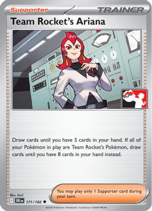 Team Rocket's Ariana 171/182  Prize Pack Series Cards - Uncommon