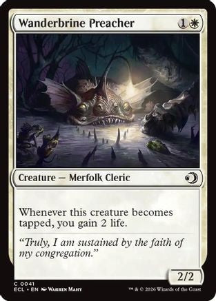 Wanderbrine Preacher (ECL-041) - Lorwyn Eclipsed