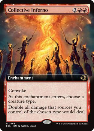 Collective Inferno (Extended Art) (ECL-363) - Lorwyn Eclipsed