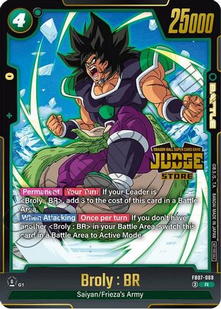 Broly : BR (Judge Pack (Store Judge) 05) (FB07-069) - Tournament and Championship Promos Holofoil