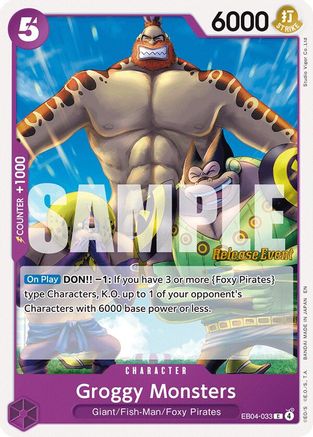 Groggy Monsters (EB04-033) - The Azure Sea's Seven Release Event Cards