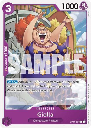 Giolla (OP14-064) - The Azure Sea's Seven Release Event Cards