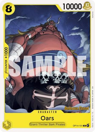 Oars (OP14-101) - The Azure Sea's Seven Release Event Cards
