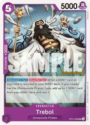Trebol (OP14-068) - The Azure Sea's Seven Release Event Cards