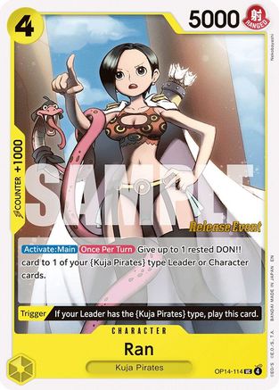 Ran (OP14-114) - The Azure Sea's Seven Release Event Cards