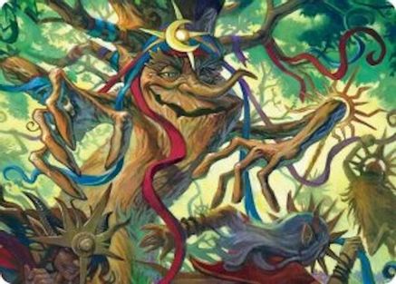 Sun-Dappled Celebrant Art Card (ASECL-005) - Art Series: Lorwyn Eclipsed