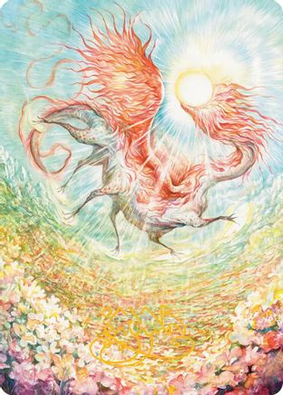 Eirdu, Carrier of Dawn Art Card (Gold-Stamped Signature) (ASECL-030) - Art Series: Lorwyn Eclipsed