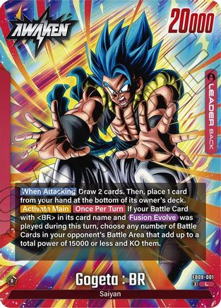 Gogeta : BR - FB09-001 (FB09-001) - Dual Evolution