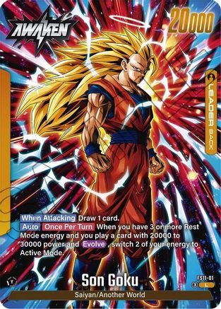 Son Goku - FS11-01 (FS11-01) - Starter Deck EX The Phase of Evolution Holofoil
