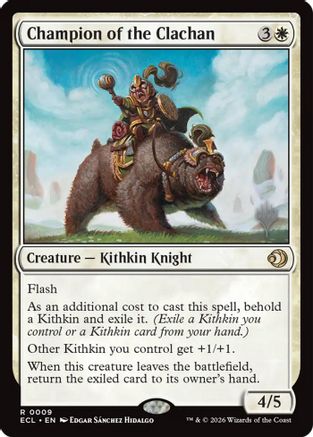 Champion of the Clachan (PPECL-009) - Promo Pack: Lorwyn Eclipsed