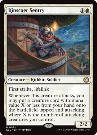 Kinscaer Sentry (PPECL-022) - Promo Pack: Lorwyn Eclipsed Foil