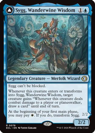 Sygg, Wanderwine Wisdom (PPECL-076) - Promo Pack: Lorwyn Eclipsed