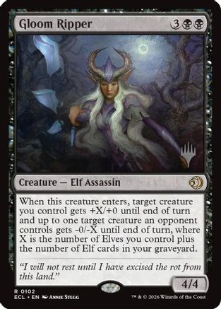 Gloom Ripper (PPECL-102) - Promo Pack: Lorwyn Eclipsed