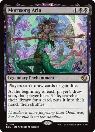 Mornsong Aria (PPECL-111) - Promo Pack: Lorwyn Eclipsed