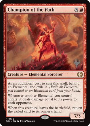 Champion of the Path (PPECL-130) - Promo Pack: Lorwyn Eclipsed
