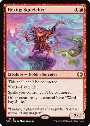 Hexing Squelcher (PPECL-145) - Promo Pack: Lorwyn Eclipsed Foil