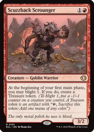 Scuzzback Scrounger (PPECL-153) - Promo Pack: Lorwyn Eclipsed