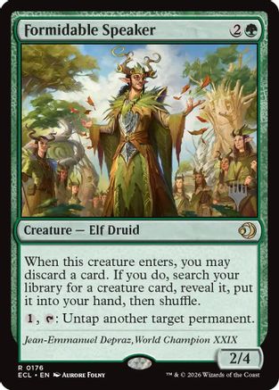 Formidable Speaker (PPECL-176) - Promo Pack: Lorwyn Eclipsed Foil
