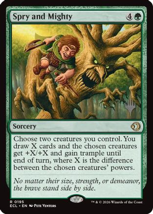 Spry and Mighty (PPECL-195) - Promo Pack: Lorwyn Eclipsed