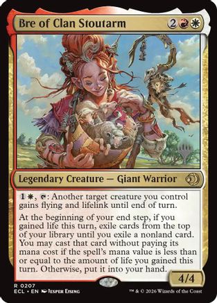 Bre of Clan Stoutarm (PPECL-207) - Promo Pack: Lorwyn Eclipsed