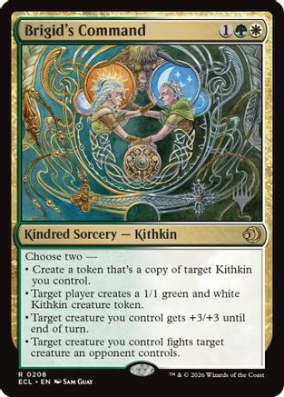 Brigid's Command (PPECL-208) - Promo Pack: Lorwyn Eclipsed Foil