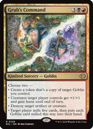 Grub's Command (PPECL-228) - Promo Pack: Lorwyn Eclipsed
