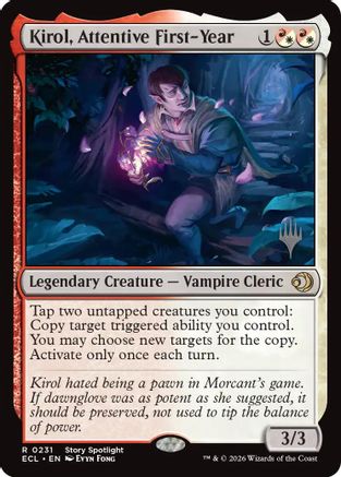 Kirol, Attentive First-Year (PPECL-231) - Promo Pack: Lorwyn Eclipsed