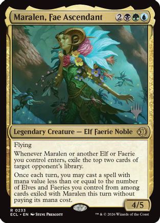 Maralen, Fae Ascendant (PPECL-233) - Promo Pack: Lorwyn Eclipsed Foil