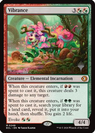 Vibrance (PPECL-249) - Promo Pack: Lorwyn Eclipsed