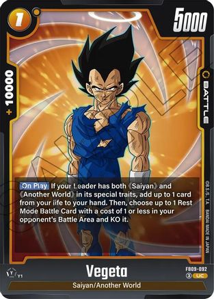 Vegeta - FB09-092 (FB09-092) - Dual Evolution